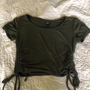 Soft green, wild fable crop top with no problems